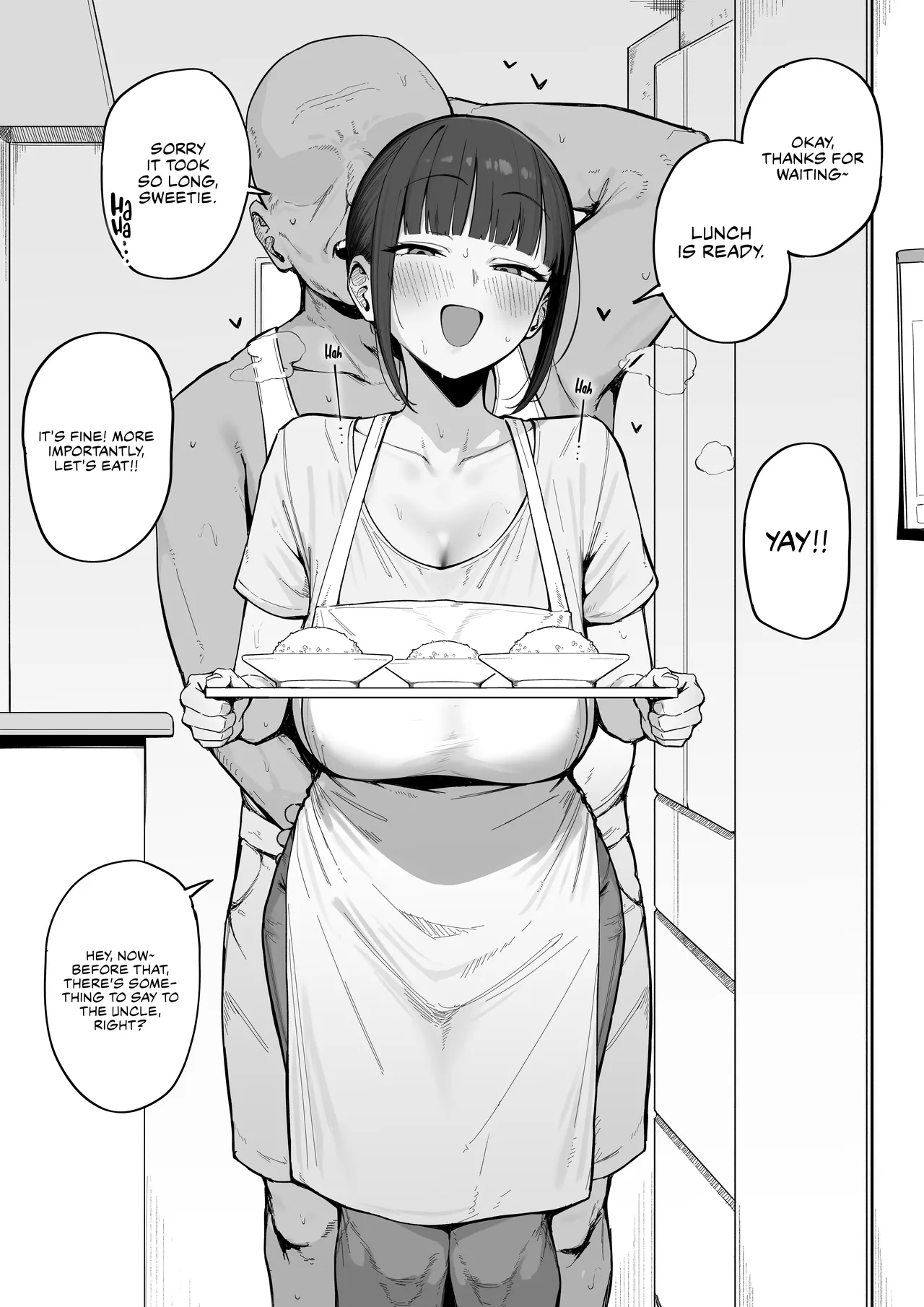 Hentai Manga Comic-A married woman who drains a man off with a handjob during the day-Read-6